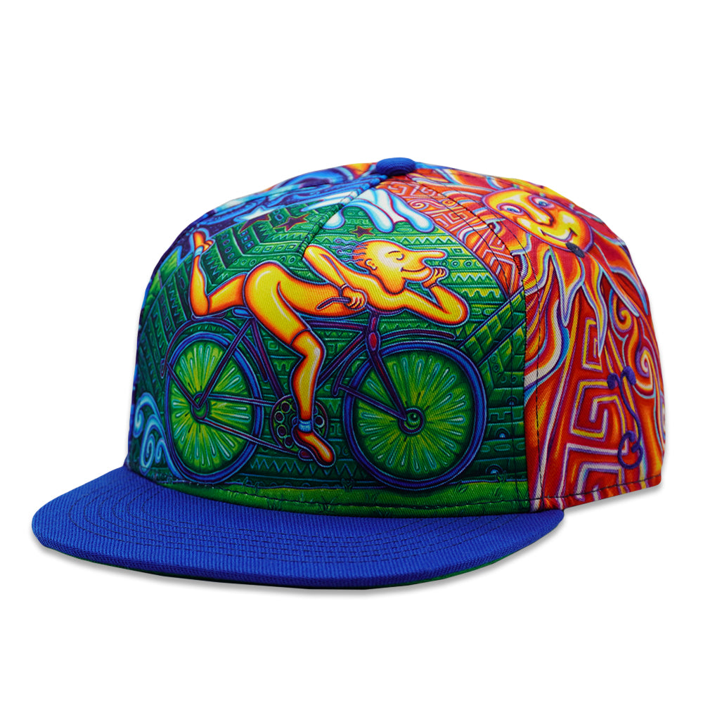 John Speaker Bicycle Day Allover Snapback Hat